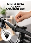 Mey İthalat® 9 Parça Kısa Tip Alyan Seti Isıl İşlemli Profesyonel Kullanım Yeni Nesil