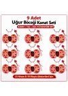Mey İthalat® 9’lu Uğur Böceği Kostüm Seti – Kanat Taç Asa