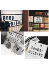 Mey İthalat® A4 Boyutunda Led Işıklı Yazı Panosu Lightbox