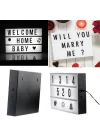 Mey İthalat® A4 Boyutunda Led Işıklı Yazı Panosu Lightbox