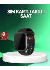 Mey İthalat® Adımsayar ve Nabız Ölçerli SIM Kartlı Akıllı Saat