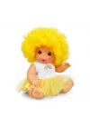 Mey İthalat®  Afro Kıvırcık Renkli Saçlı Bebek