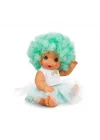 Mey İthalat®  Afro Kıvırcık Renkli Saçlı Bebek