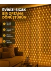 Mey İthalat® Ağ Şeklinde LED File Işık Dekoratif Ortam Aydınlatma Bahçe Balkon Süsü
