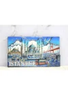 Mey İthalat® Ahşap İstanbul Temalı Magnet - Model 12