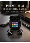 Mey İthalat® AI Destekli Dokunmatik Ekranlı Kablosuz Bluetooth Kulaklık