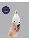 Mey İthalat® Akıllı Duy Kamera 360 Derece Dönebilir ve PTZ Teknolojili