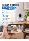 Mey İthalat® Akıllı IP Güvenlik Kamerası – 1080P HD, Gece Görüşlü, Hareket Algılamalı Yeni Nesil
