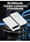 Mey İthalat® Akıllı LCD Ekranlı 20.000mAh Powerbank PD + USB + Type-C Yeni Nesil
