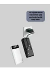 Mey İthalat® Akıllı LCD Ekranlı 20.000mAh Powerbank PD + USB + Type-C Yeni Nesil