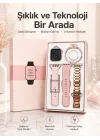 Mey İthalat® Akıllı Saat Amoled Ekran 3 Kordonlu Aksesuar Hediyeli Sesli Görüşme