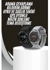 Mey İthalat® Akıllı Saat Bluetooth Bağlantılı Yuvarlak Ekran Plastik Kordonlu