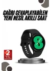 Mey İthalat® Akıllı Saat Bluetooth Bağlantılı Yuvarlak Ekran Plastik Kordonlu