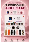 Mey İthalat® Akıllı Saat Bluetooth Kulaklık Hediyeli Bildirim Görme Sesli Görüşme Çoklu Kordon