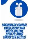 Mey İthalat® Akıllı Saat Gümüş Kasa Bluetooth Kulaklık Hediyeli Çok Fonksiyonlu İkili Set
