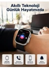 Mey İthalat® Akıllı Saat Kol Saati Android ve İOS Uyumlu Nabız Ölçer Sesli Asistan