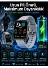 Mey İthalat® Akıllı Saat Sesli Görüşme Bluetooth Bağlantılı Kablosuz Şarj Özelliği Yeni Nesil