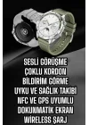 Mey İthalat® Akıllı Saat Sesli Görüşme Uyku ve Sağlık Takibi NFC Uyumlu