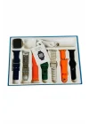 Mey İthalat® Akıllı Saat Unisex Akıllı Saat Çoklu Kordon Seçeneği Çelik Kordon Plastik Kordon Yeni Nesil