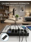 Mey İthalat® Akım Korumalı 10lu Çoklu Priz USB-A ve Type-C Şarj Çıkışlı