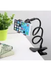 Mey İthalat® Akrobat Telefon Tutucu Oynar Başlıklı (SİYAH) (KUTUSUZ)