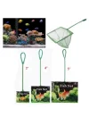 Mey İthalat® Akvaryum Balık Yakalama Kepçesi 4 inç 10 cm