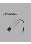 Mey İthalat® Alüminyum Gövdeli Type‑C HDMI & Ethernet Adaptör – Tak & Çalıştır