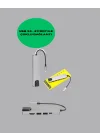 Mey İthalat® Alüminyum Gövdeli Type‑C HDMI & Ethernet Adaptör – Tak & Çalıştır