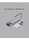 Mey İthalat® Alüminyum Gövdeli Type‑C HDMI & Ethernet Adaptör – Tak & Çalıştır