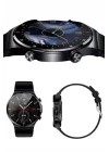 Mey İthalat® Amoled Ekran Metal Deri Silikon Kordonlu Uyku ve Sağlık Takibi