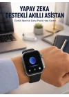 Mey İthalat® AMOLED Ekranlı Akıllı Saat Sesli Görüşme GPS Nabız ve Uyku Takibi Yeni Nesil