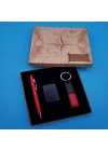 Mey İthalat® Anahtarlık Çakmak ve Kalem Hediye Seti