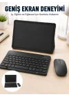 Mey İthalat® Android İşletim Sistemli SIM Kart Girişli Tablet Bluetooth Klavye Mouse Seti Mobil İnternet Destekli