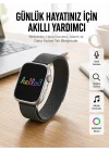 Mey İthalat® Android ve İOS Uyumlu Uyku ve Sağlık Takibi Yapabilen 3 Kordonlu Akıllı Saat