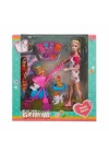 Mey İthalat® Annesi ve Sevimli Dostlar Manken Bebek