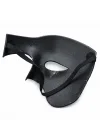 Mey İthalat® Antik Eskitme Gümüş Erkek Yarım Maske - Phantom &amp; Balo Maskesi