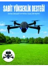 Mey İthalat® APP Kontrollü Mini Drone 4K HD Kamera, 360° Takla ve Katlanabilir Tasarım