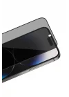 Mey İthalat®  Apple iPhone 17 Pro Max Bilvis 3X AR Hayalet Cam Ekran Koruyucu - Siyah