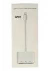 Mey İthalat®  APR23 Iphone Otg 3in1 - Beyaz