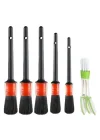 Mey İthalat® Araba Temizlik Detay Fırçası 5+1 Set