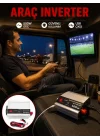 Mey İthalat® Araç Aküsünden Elektrik Üreten 500 Watt İnvertör