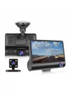 Mey İthalat® Araç DVR Kamera Çift Lensli 4 İnç Ekranlı G Sensörlü
