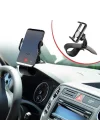Mey İthalat®  Araç İçi Konsola Takılan Döner Başlıklı Telefon Kıskacı Telefon Tutucu