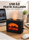 Mey İthalat® Aromaterapi Difüzör Ultrasonik Sessiz Nemlendirici USB Destekli