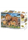 Mey İthalat® Aslan Ailesi 500 Parça Yetişkin Puzzle