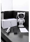 Mey İthalat® Astronot Görünümlü Projeksiyon Speaker Taşınabilir