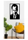 Mey İthalat® Atatürk Silüet Ahşap Duvar Tablosu