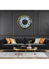 Mey İthalat® Aurelius Gold 60 Cm Çarklı Duvar Saati