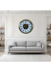 Mey İthalat® Aurelius Gold 60 Cm Çarklı Duvar Saati