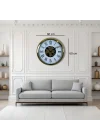 Mey İthalat® Aurelius Gold 60 Cm Çarklı Duvar Saati